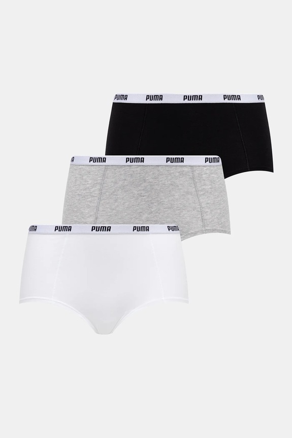 Puma - Труси (3-pack) 907591 трикотаж чорний 907591