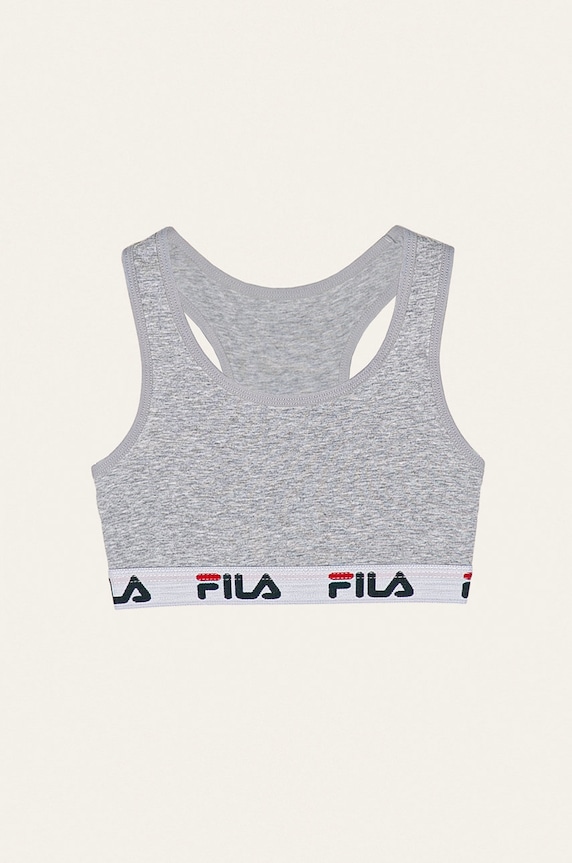 Fila - Gyerek sport melltartó nyomtatásos szürke FU2000