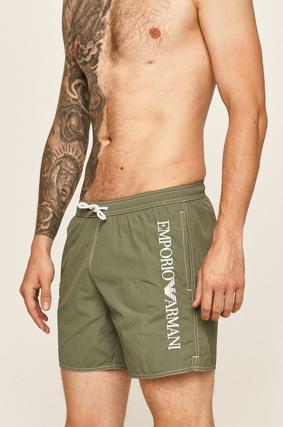 Emporio Armani - Plavkové šortky zelená 211740.0P422