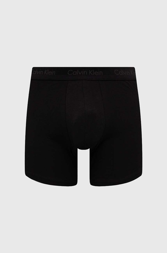 Odzież Calvin Klein Underwear bokserki męskie bawełniane z elastanem 3-pack 000NB1770A czarny