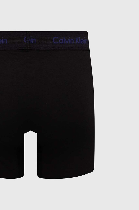 Calvin Klein Underwear bokserki męskie bawełniane z elastanem 3-pack 000NB1770A czarny