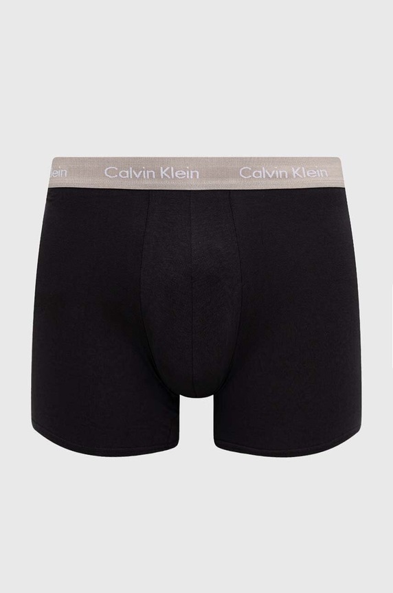 Calvin Klein Underwear bokserki męskie bawełniane z elastanem 3-pack 000NB1770A czarny AA00