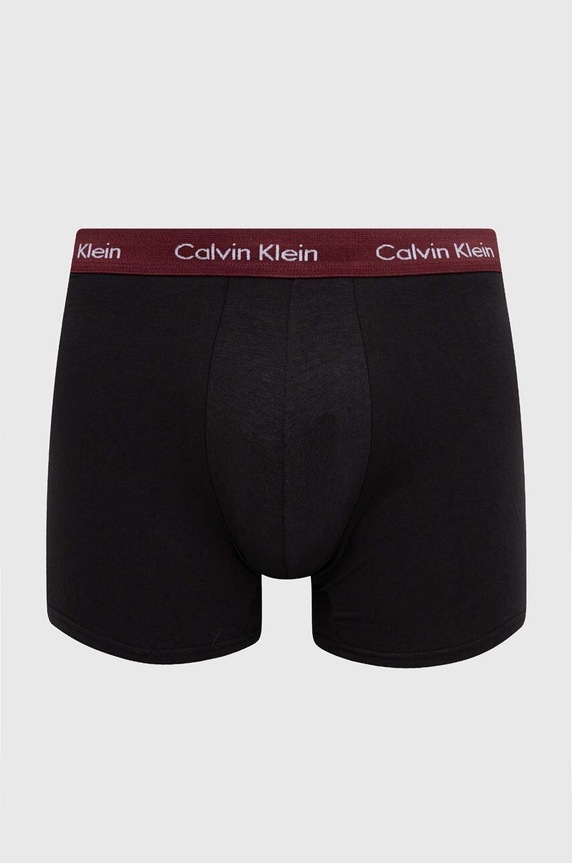 Odzież Calvin Klein Underwear bokserki męskie bawełniane z elastanem 3-pack 000NB1770A czarny