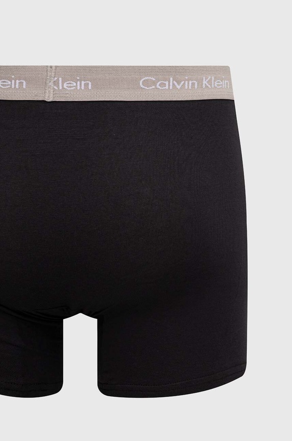 Calvin Klein Underwear bokserki męskie bawełniane z elastanem 3-pack 000NB1770A czarny