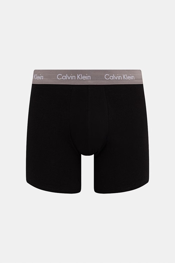 Calvin Klein Underwear bokserki męskie bawełniane z elastanem 3-pack 000NB1770A czarny AA00