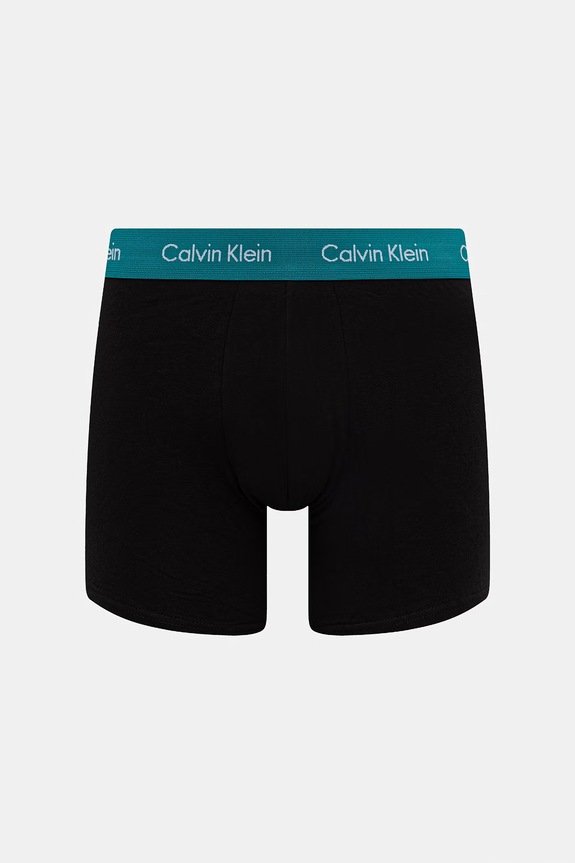 Odzież Calvin Klein Underwear bokserki męskie bawełniane z elastanem 3-pack 000NB1770A czarny