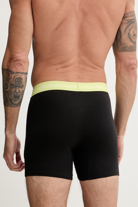 Calvin Klein Underwear boxeri pentru bărbați bumbac cu elastan pachet de 3 000NB1770A