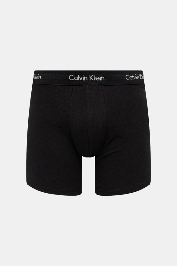 Calvin Klein Underwear bokserki męskie bawełniane z elastanem 3-pack 000NB1770A czarny AA00