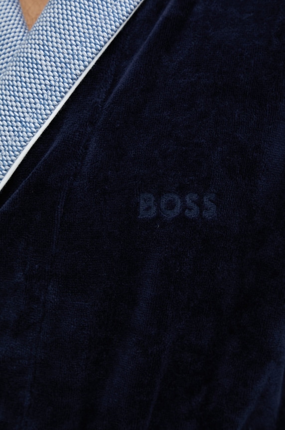 BOSS accappatoio in cotone LORD.MEN blu navy