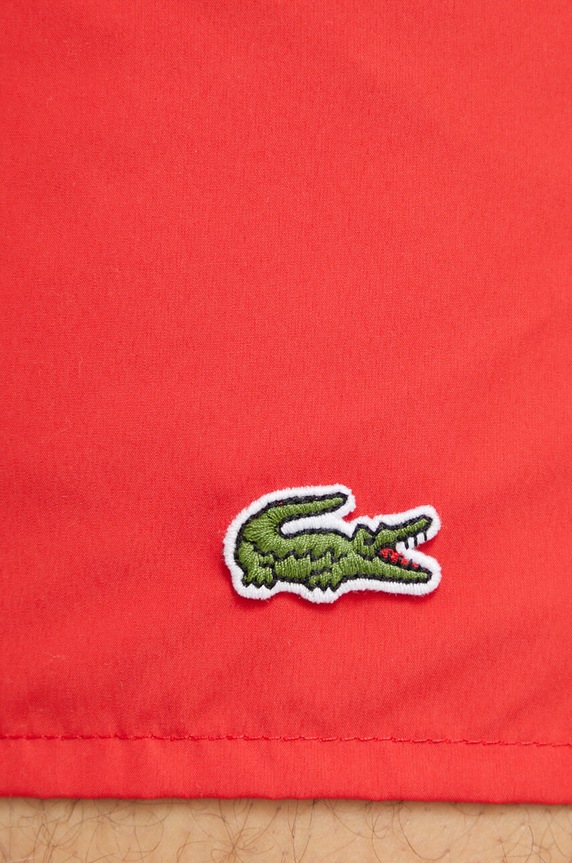 Lacoste szorty kąpielowe MH6270 czerwony