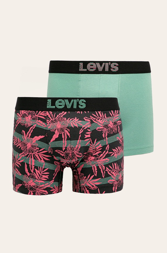 Levi's - Boxeri (2-pack) cu modele verde 37149.0247