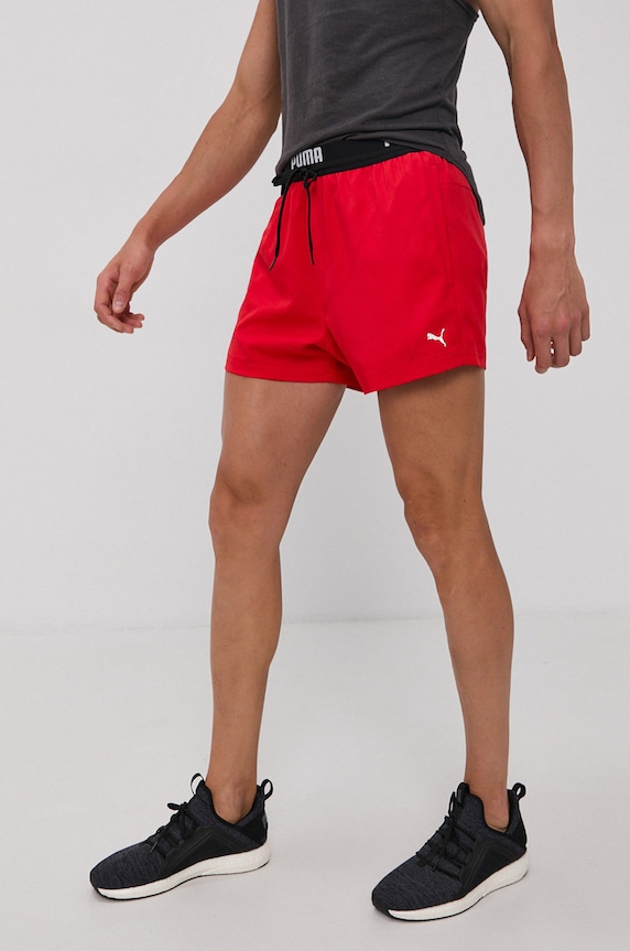 Puma - Szorty kąpielowe 907659 czerwony SS24