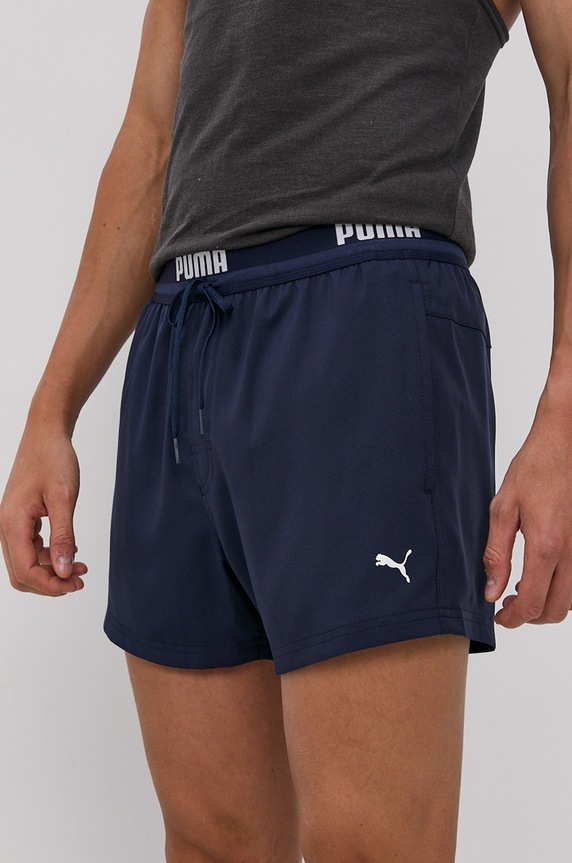 Plavkové šortky Puma 907659 tmavomodrá SS24