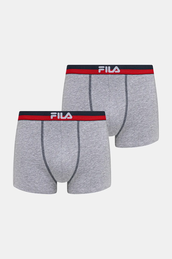 Fila bokserki (2-pack) dzianina szary FU5020/2