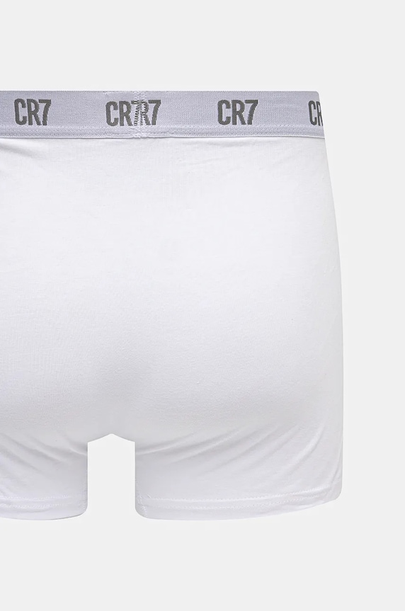 Odzież CR7 Cristiano Ronaldo - Bokserki (3-pack) 8100.49.100 biały