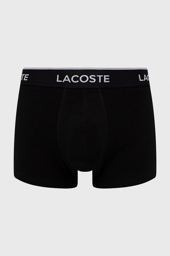 Boxerky Lacoste (3-pak) 5H3389 čierna AW24