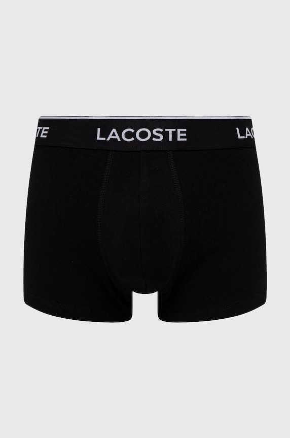 Boxerky Lacoste (3-pak) 5H3389 čierna AW24