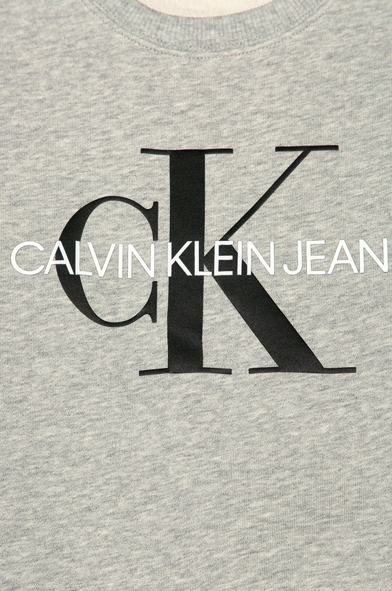 Chłopiec Calvin Klein Jeans - Bluza dziecięca 104-176 cm IU0IU00069 IU0IU00069 szary