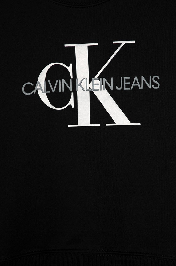 Băieți Calvin Klein Jeans - Bluza copii 104-176 cm IU0IU00069 negru