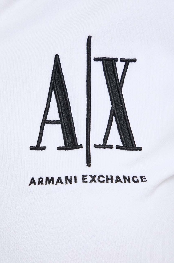 Armani Exchange felpa in cotone 8NYM22.YJ68Z.NOS bianco