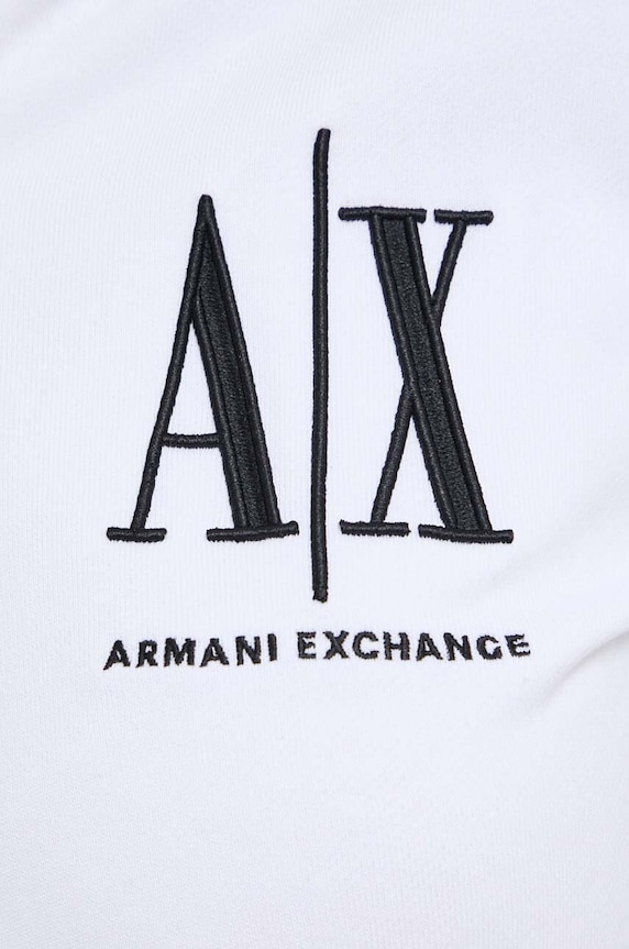 Armani Exchange felpa in cotone 8NYM22.YJ68Z.NOS bianco