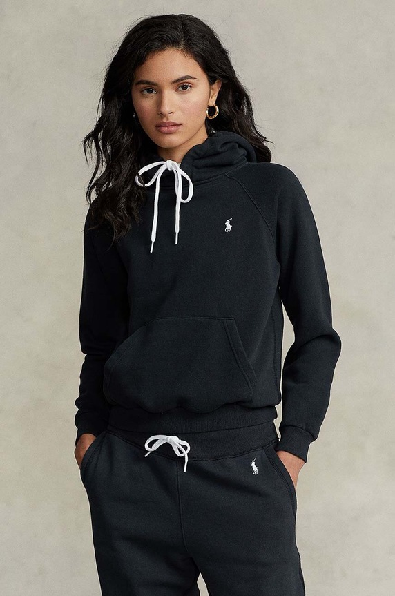 Mikina Polo Ralph Lauren s kapucí černá 211794394002