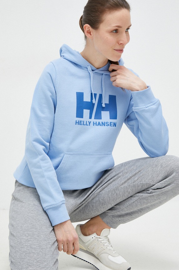 Helly Hansen bluza nadruk niebieski 33978