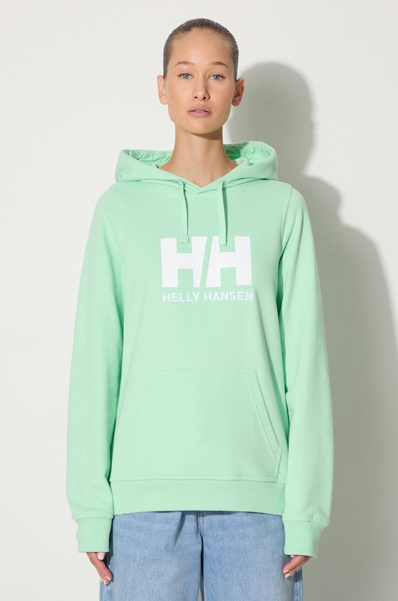 Helly Hansen Mikina potlač zelená 33978