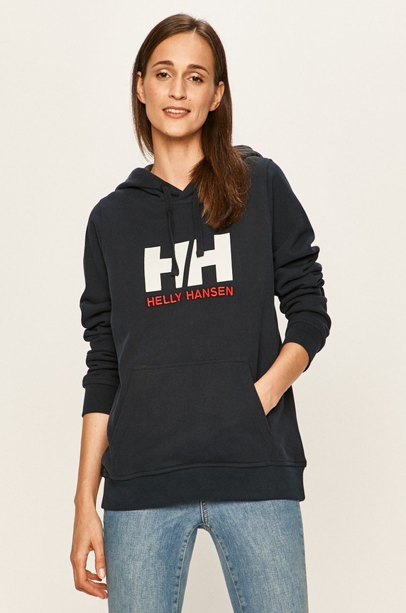 Helly Hansen bluza nadruk granatowy 33978