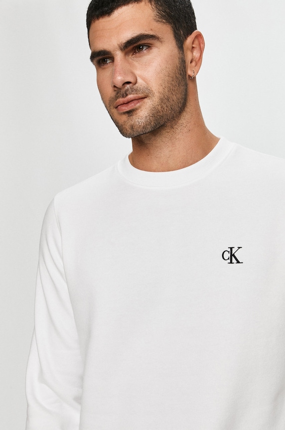 Calvin Klein Jeans - Felső fehér J30J314536