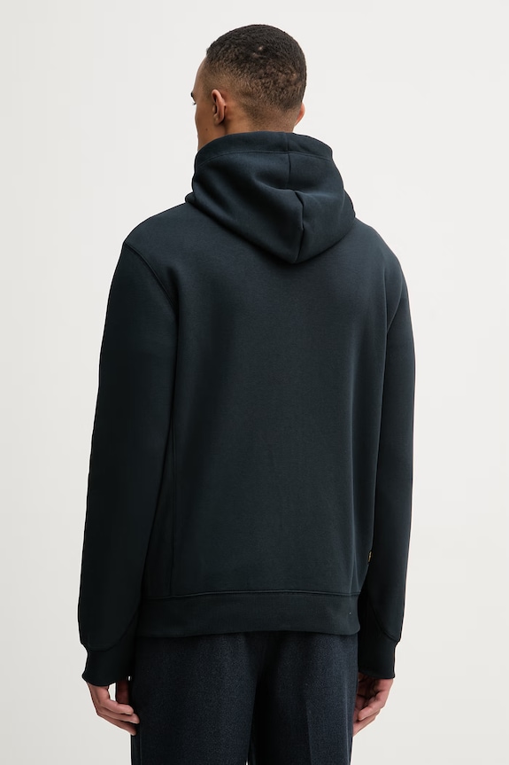 Oblečenie G-Star mikina na zips s kapucňou pánska s bavlnou Premium core D16122.C235 tmavomodrá