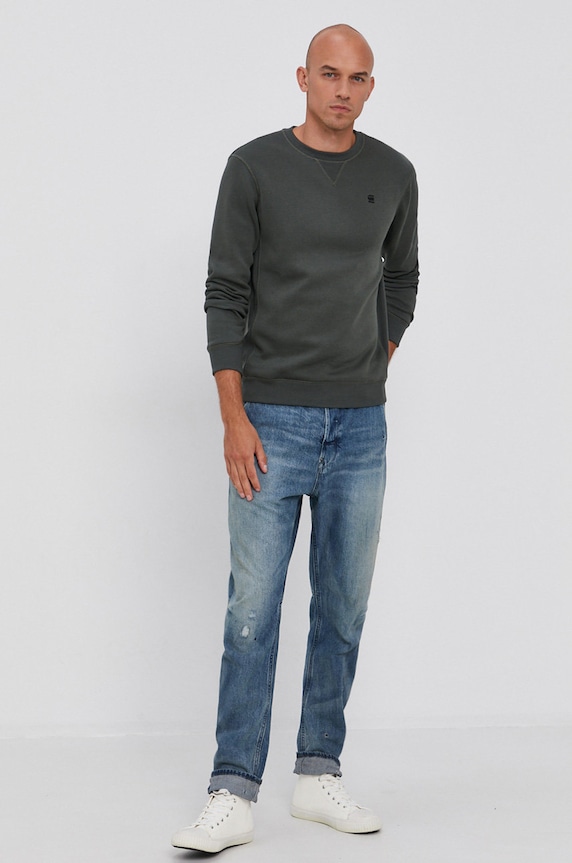 G-Star bluza Premium core D16917.C235 zielony AW26