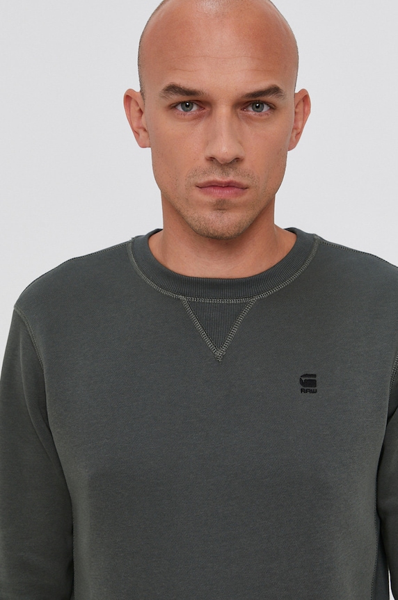 G-Star bluza Premium core zielony D16917.C235