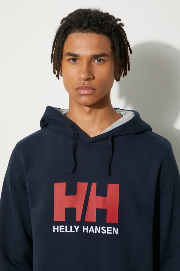 Helly Hansen sweatshirt HH LOGO HOODIE 33977 navy