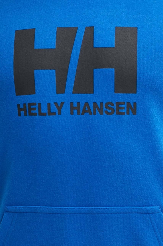 Памучен суичър Helly Hansen HH LOGO HOODIE 33977 син