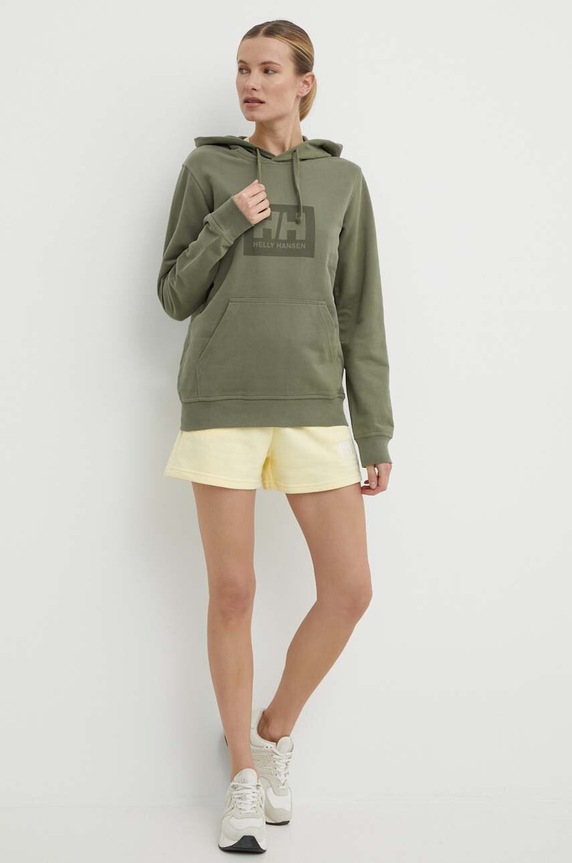 Odzież Helly Hansen bluza bawełniana 53289 zielony