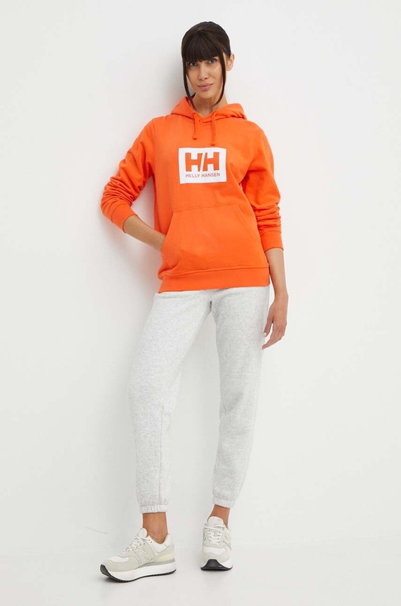 Ruházat Helly Hansen pamut melegítőfelső 53289 narancssárga