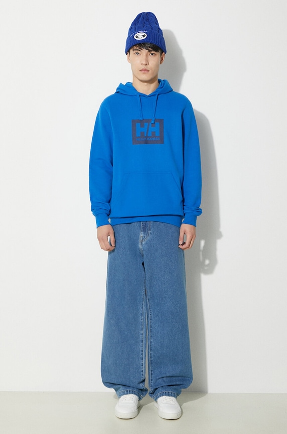 Helly Hansen felpa in cotone 53289 blu SS24