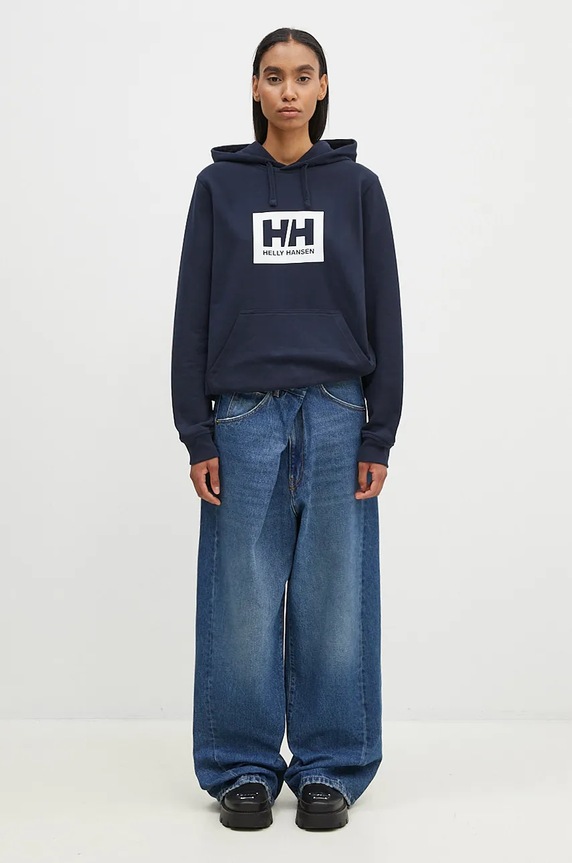 Helly Hansen cotton sweatshirt 53289 navy