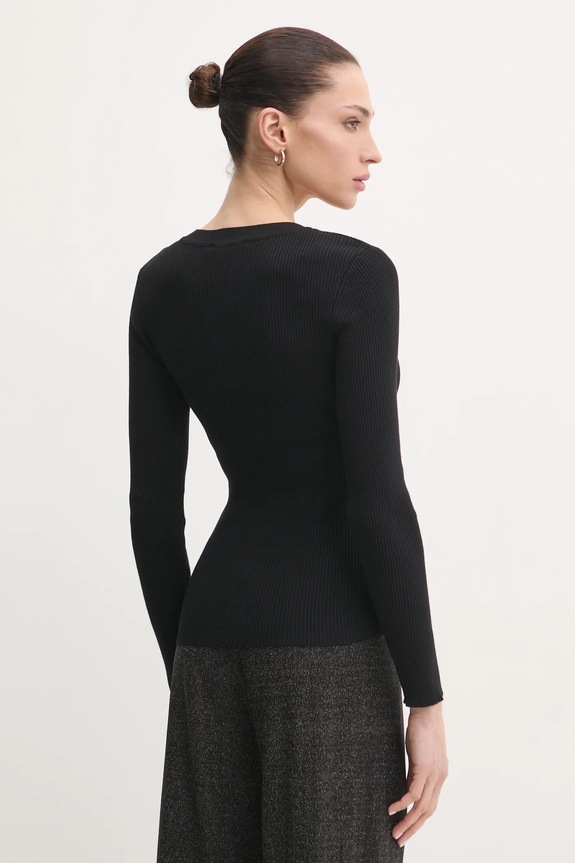 Ρούχα Morgan - Πουλόβερ MBANBI.N 201.MBANBI.N μαύρο