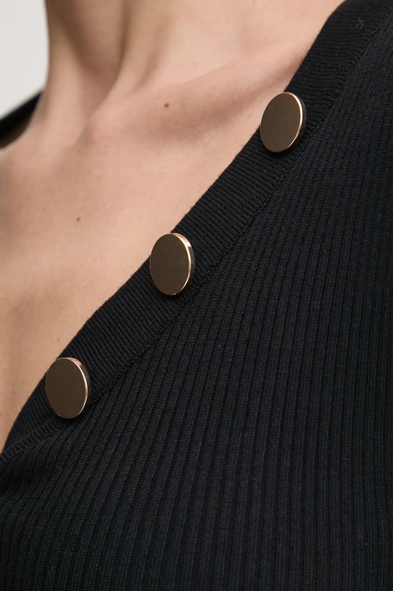 Morgan - Πουλόβερ MBANBI.N 201.MBANBI.N μαύρο