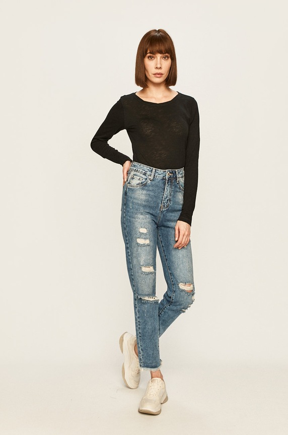 Marc O'Polo - Longsleeve B01226152033 czarny AA00
