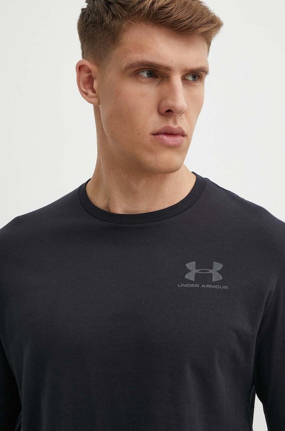 Longsleeve Under Armour μαύρο 1329585
