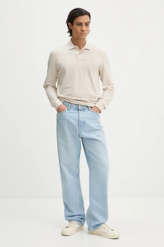 G-Star longsleeve D14141.5864 bej AW24