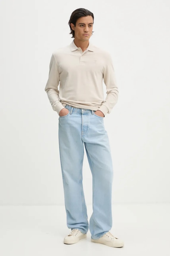 G-Star longsleeve D14141.5864 bej AW24