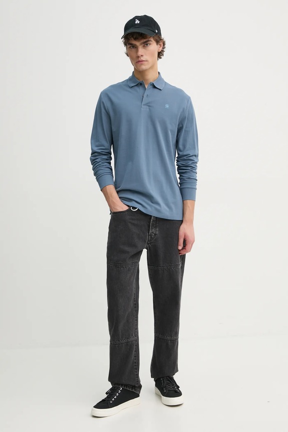 G-Star longsleeve D14141.5864 niebieski AW24