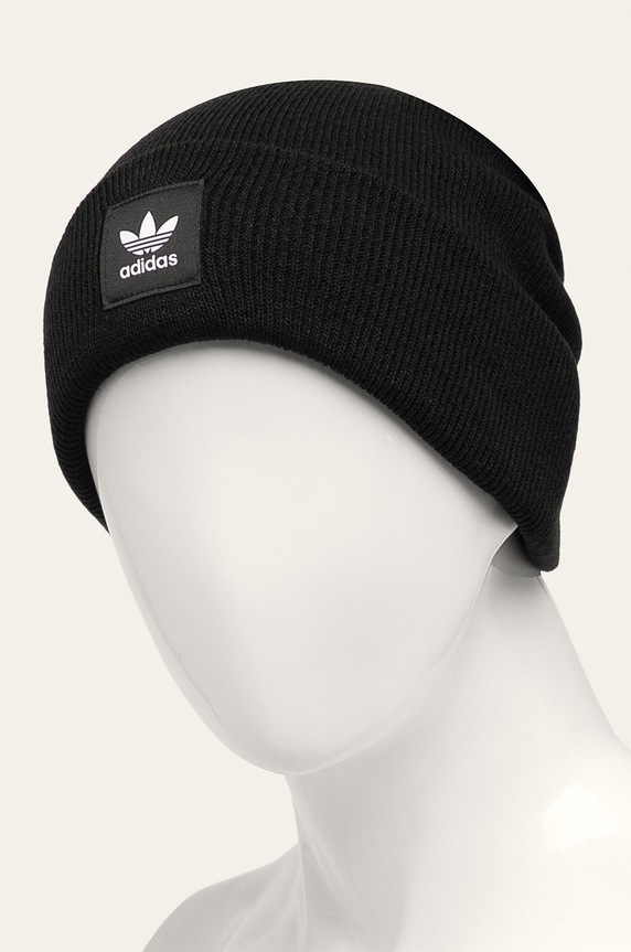 adidas Originals Čepica Adicolor Cuff Beanie ED8712.M črna SS20