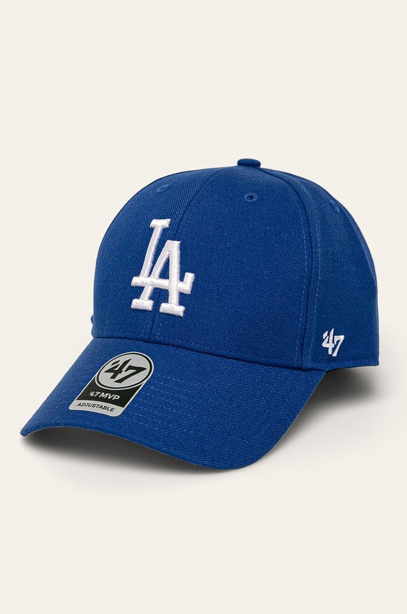 47 brand - Καπέλο MLB Los Angeles Dodgers μπλε B.MVP12WBV.RYG