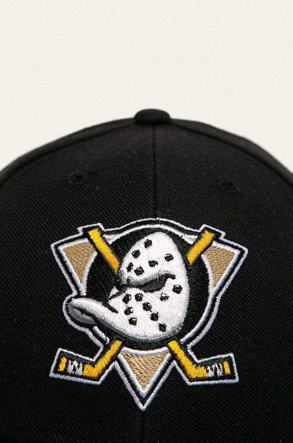 47 brand - Czapka NHL Anaheim Ducks H.MVP25WBV.BKI czarny SS20