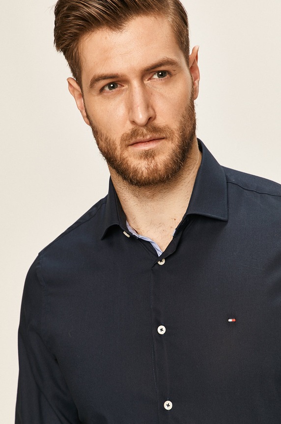 Odzież Tommy Hilfiger Tailored - Koszula TT0TT06391 granatowy